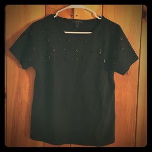 J Crew embellished top
